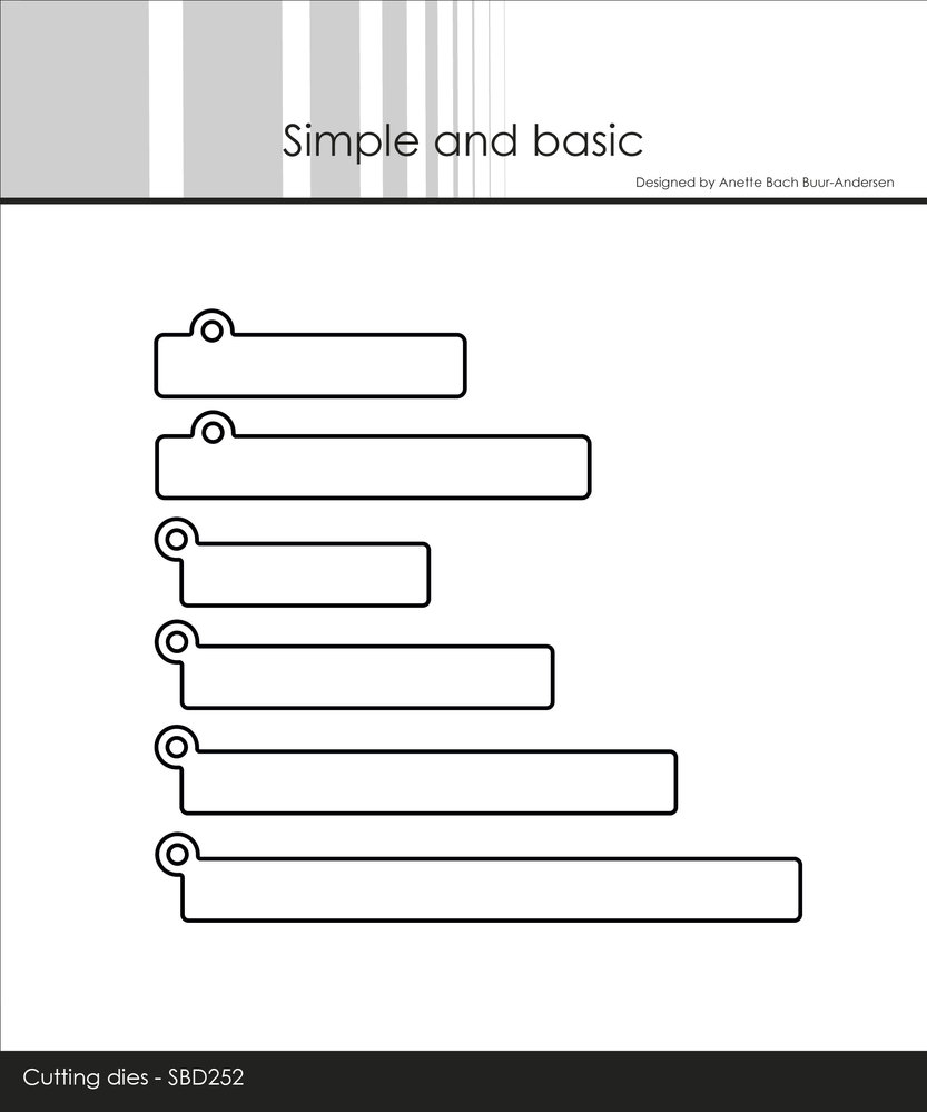 Simple and Basic Banners w/ Hanger Cutting Dies (SBD252) (DISCONTINUED)