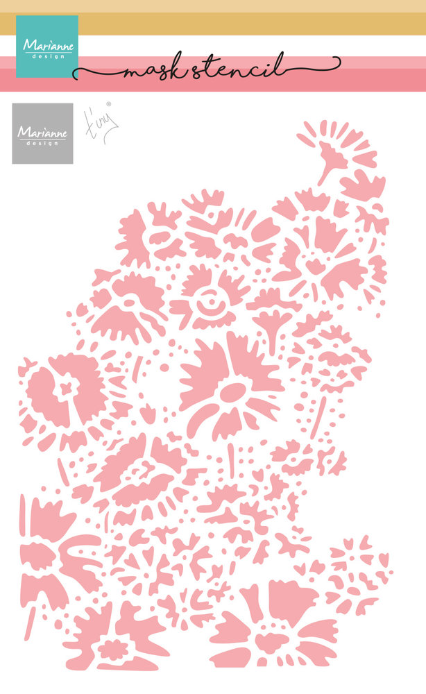 Marianne Design Mask Stencil A5 Tiny's Field of Flowers (PS9139) (DISCONTINUED)