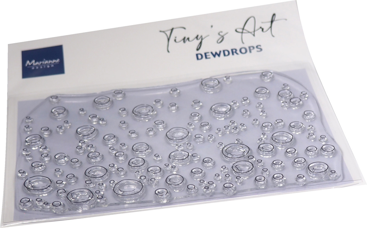 Marianne Design Clear Stamps Tiny's Art Dew Drops (TC0907) (DISCONTINUED)