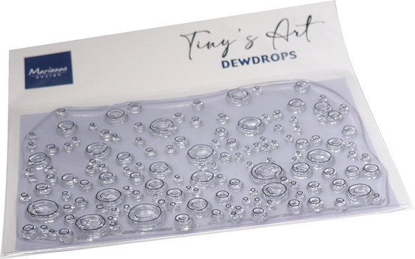 Marianne Design Clear Stamps Tiny's Art Dew Drops (TC0907) (DISCONTINUED)
