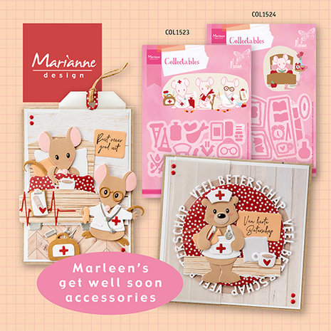 Marianne Design Collectables Dies by Marleen Doctor's Set (COL1523) Marianne Design Collectables Dies by Marleen Doctor's Set (COL1523)