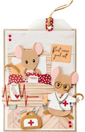 Marianne Design Collectables Dies by Marleen Doctor's Set (COL1523) Marianne Design Collectables Dies by Marleen Doctor's Set (COL1523)