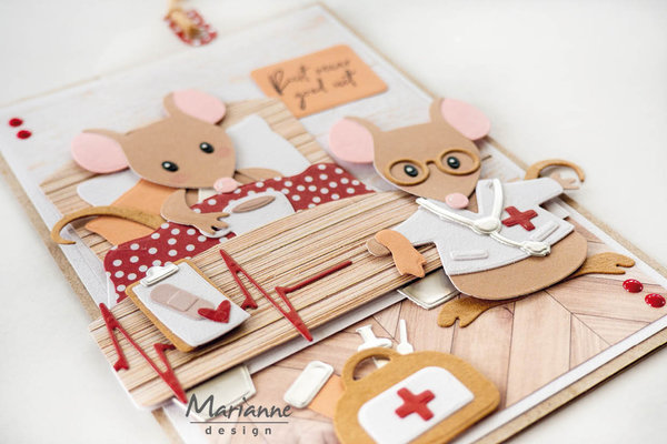 Marianne Design Collectables Dies by Marleen Doctor's Set (COL1523) Marianne Design Collectables Dies by Marleen Doctor's Set (COL1523)
