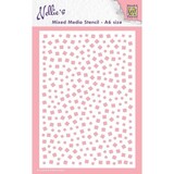 Nellie Snellen Mixed Media Stencil A6 Little Squares (MMSA6-007) (DISCONTINUED)