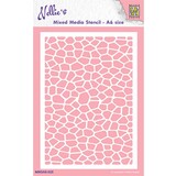 Nellie Snellen Mixed Media Stencil A6 Stone Pavement (MMSA6-025) (DISCONTINUED)