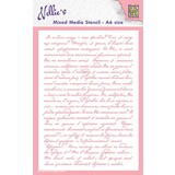 Nellie Snellen Mixed Media Stencil A6 Writing (MMSA6-019)