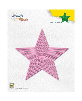 Nellie Snellen Nellie's Multi Frame Dies 5-Point Stars (MFD137) (DISCONTINUED)