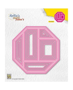Nellie Snellen Nellie's Multi Frame Dies Block Octagon (MFD134) (DISCONTINUED)