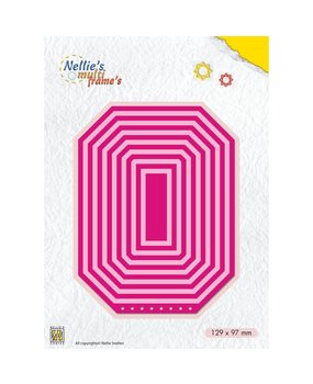 Nellie Snellen Nellie's Multi Frame Dies Booklet Rectangle (MFD115) (DISCONTINUED)
