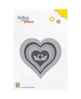 Nellie Snellen Nellie's Multi Frame Dies Heart (MFD022) (DISCONTINUED)