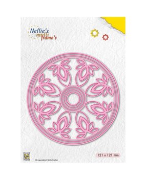 Nellie Snellen Nellie's Multi Frame Dies Kaleidoscoop Flower Circle (MFD118) (DISCONTINUED)