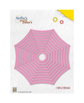Nellie Snellen Nellie's Multi Frame Dies Octagon (Spiderweb) (MFD114) (DISCONTINUED)
