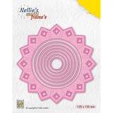 Nellie Snellen Nellie's Multi Frame Dies Rosette Sharp (MFD110) (DISCONTINUED)