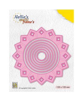 Nellie Snellen Nellie's Multi Frame Dies Rosette Sharp (MFD110) (DISCONTINUED)