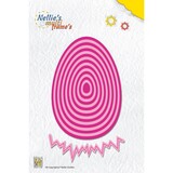 Nellie Snellen Mixed Media Stencil Geo Heart (MMS4K-079) (OUTLET)