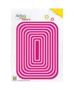 Nellie Snellen Nellie's Multi Frame Dies Straight Rectangle 2 (MFD103) (DISCONTINUED) Nellie Snellen Nellie's Multi Frame Dies Straight Rectangle 2 (MFD103) (DISCONTINUED)