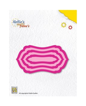Nellie Snellen Multi Frame Dies Eggshaped Box (MFD175) (OUTLET)