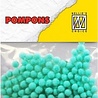 Nellie Snellen Pompons Mini 3mm Turquoise (100pcs) (POM027) (DISCONTINUED) Nellie Snellen Pompons Mini 3mm Turquoise (100pcs) (POM027) (DISCONTINUED)
