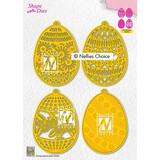 Nellie Snellen Shape Dies 4 Easter Eggs (SD189) (DISCONTINUED)