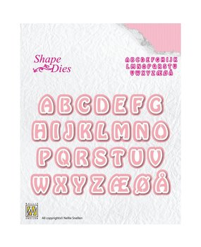 Nellie Snellen Shape Dies Alphabet 3 (SD080) (OUTLET)
