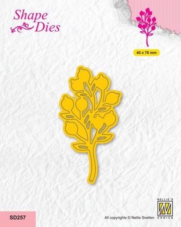 Nellie Snellen Shape Dies Branch with Fruits (SD257) (OUTLET)