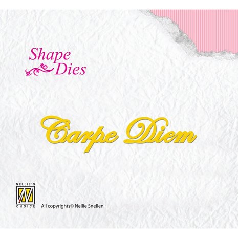 Nellie Snellen Shape Dies Carpe Diem (SD043) (OUTLET)