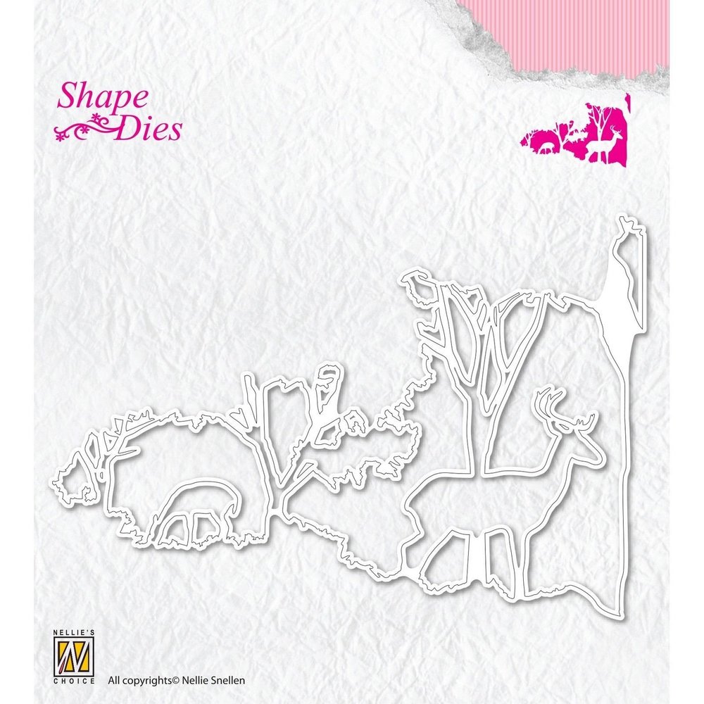 Nellie Snellen Shape Dies Chistmas Window Scene 2 (SD131) (OUTLET)