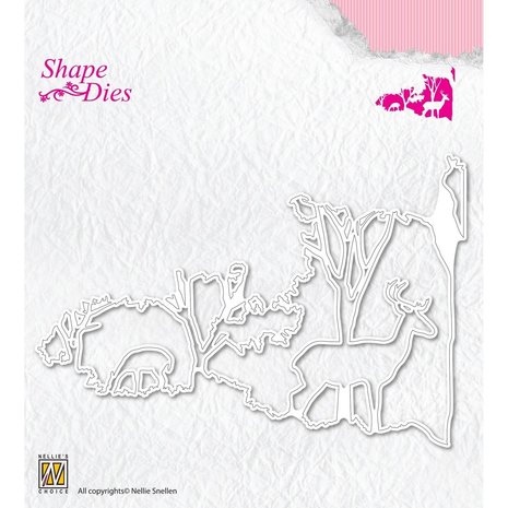 Nellie Snellen Shape Dies Chistmas Window Scene 2 (SD131) (OUTLET)