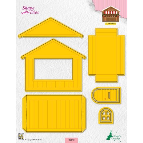 Nellie Snellen Shape Dies Christmas House (SD212) (OUTLET)
