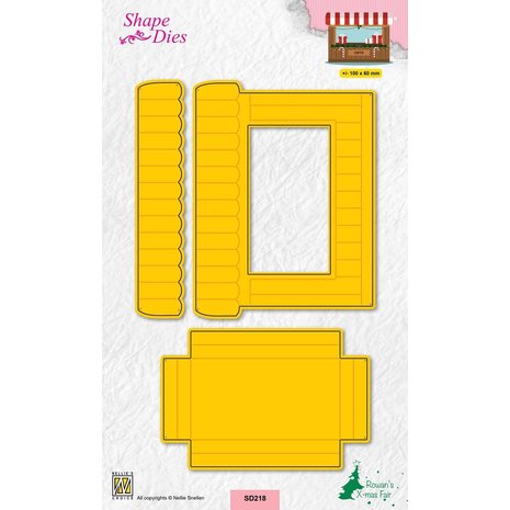 Nellie Snellen Shape Dies Christmas Market (SD218) (OUTLET)