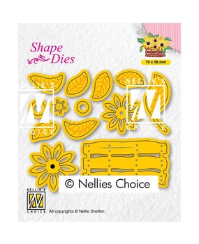 Nellie Snellen Shape Dies Easter Build-Up Flower Basket (SD193) (DISCONTINUED)