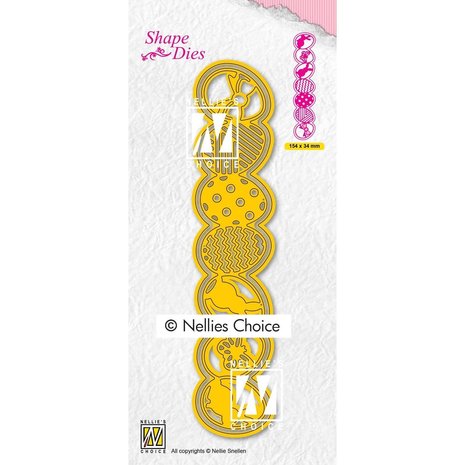 Nellie Snellen Shape Dies Easter Egg Border (SD190) (OUTLET)