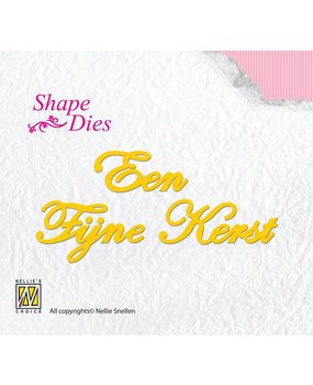 Nellie Snellen Shape Dies Een Fijne Kerst (SD051) (OUTLET)