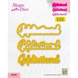 Nellie Snellen Shape Dies Gefeliciteerd (SD265) (OUTLET)