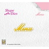 Nellie Snellen Shape Dies Menu (SD120) (OUTLET)