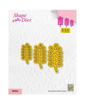 Nellie Snellen Shape Dies Set of 3 Branches 2 (SD223) (DISCONTINUED)