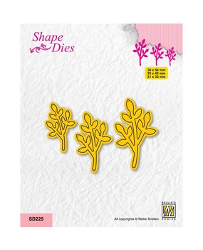 Nellie Snellen Shape Dies Set of 3 Branches 4 (SD225) (DISCONTINUED)