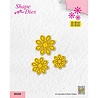 Nellie Snellen Shape Dies Set of 3 Flowers 7 (SD228) (DISCONTINUED) Nellie Snellen Shape Dies Set of 3 Flowers 7 (SD228) (DISCONTINUED)