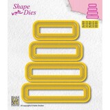 Nellie Snellen Shape Dies Set of 4 Tags 3 (SD204) (DISCONTINUED)