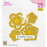 Nellie Snellen Shape Dies Set of Flowers (SD200) (OUTLET)