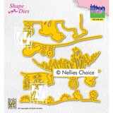 Nellie Snellen Shape Dies Set-Up Spring Scene (SD192) (DISCONTINUED)