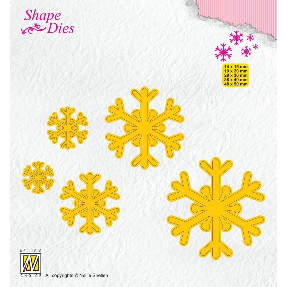 Nellie Snellen Shape Dies Snowflakes (SD168) (OUTLET) Nellie Snellen Shape Dies Snowflakes (SD168) (OUTLET)