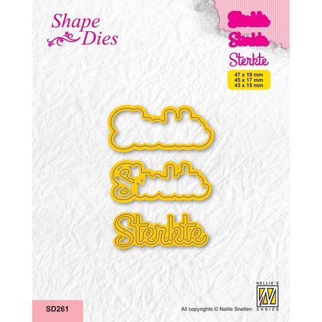 Nellie Snellen Shape Dies Sterke (SD261) (OUTLET)
