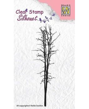 Nellie Snellen Silhouette Clear Stamps Tree 3 (SIL009) (DISCONTINUED)