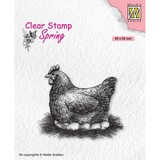 Nellie Snellen Spring Clear Stamps Mother Hen (SPCS019) (OUTLET)