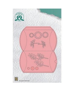 Nellie Snellen Wrapping Dies Pillow Gift Box Large (WPD005) (OUTLET)
