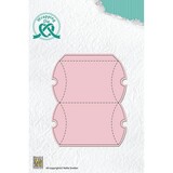 Nellie Snellen Wrapping Dies Rectangle Pillow Gift Box (WPD003) (OUTLET)