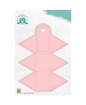 Nellie Snellen Wrapping Dies Triangle Gift Box (WPD004) (OUTLET)