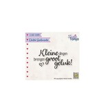 Nellie Snellen Dutch Sentiments Clear Stamps Kleine dingen brengen groot geluk (SENC015) (DISCONTINUED)