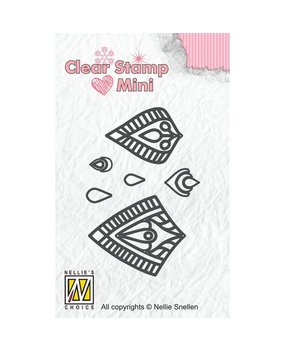Nellie Snellen Mini Clear Stamps Star (MAFS015) (OUTLET)